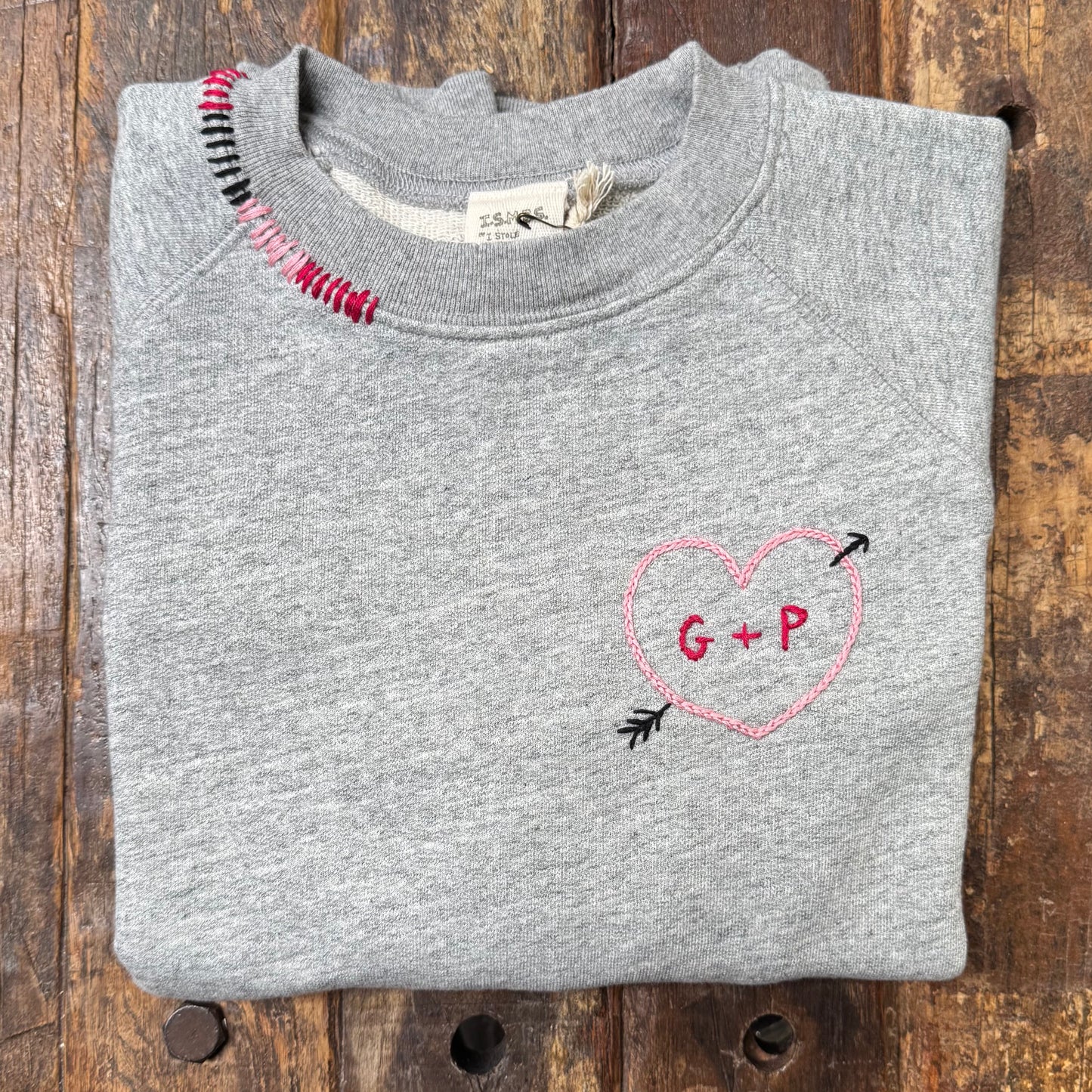 Initials w/ Cupid Love  Sweatshirt (13 Colors)