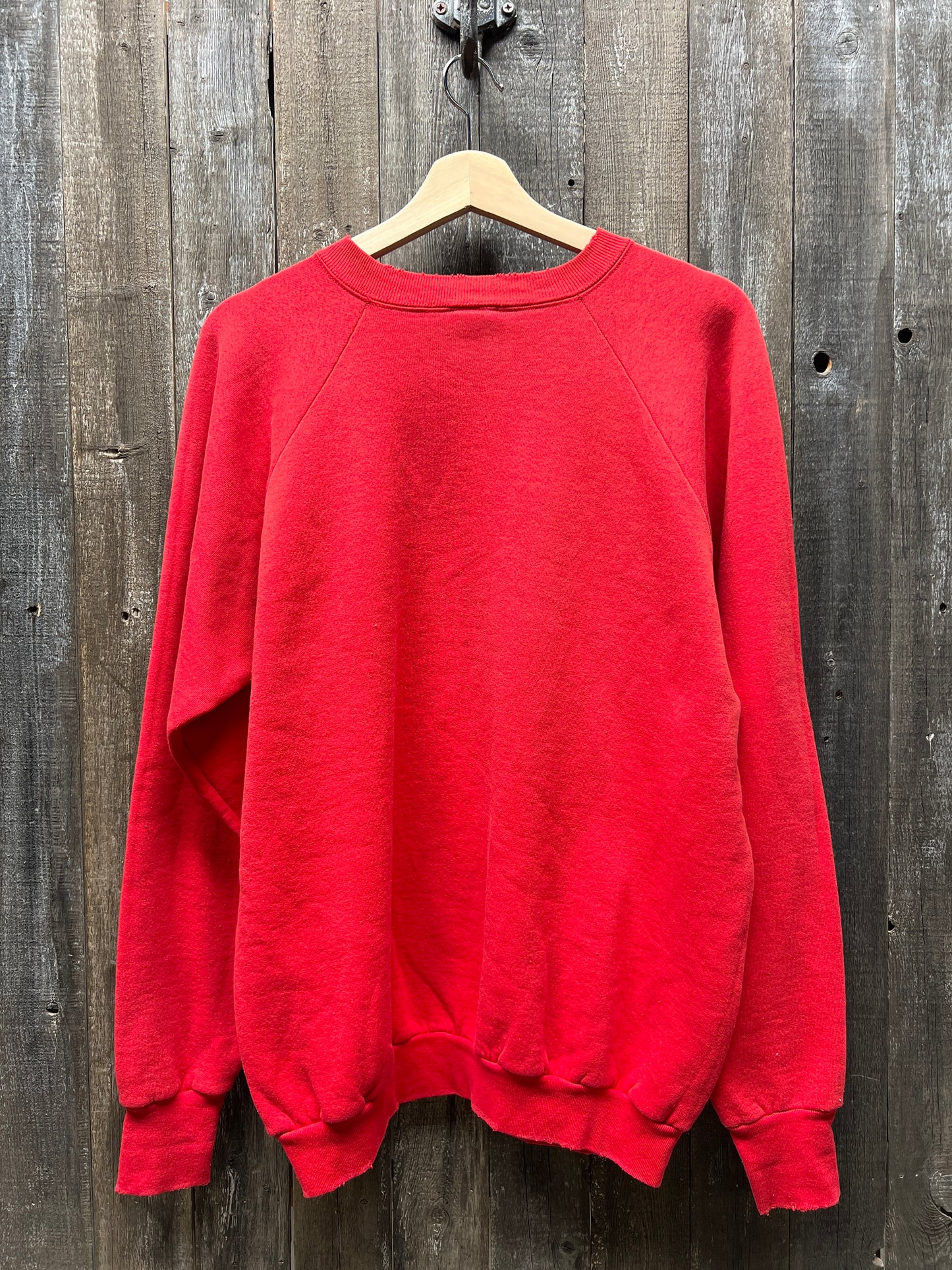 Vintage Wisconsin Sweatshirt -L-Customize Your Embroidery Wording