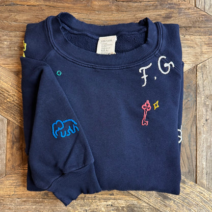 ALLOVER LUCKY CHARM SWEATS -Customize Your Embroidery Wording (11 Colors)