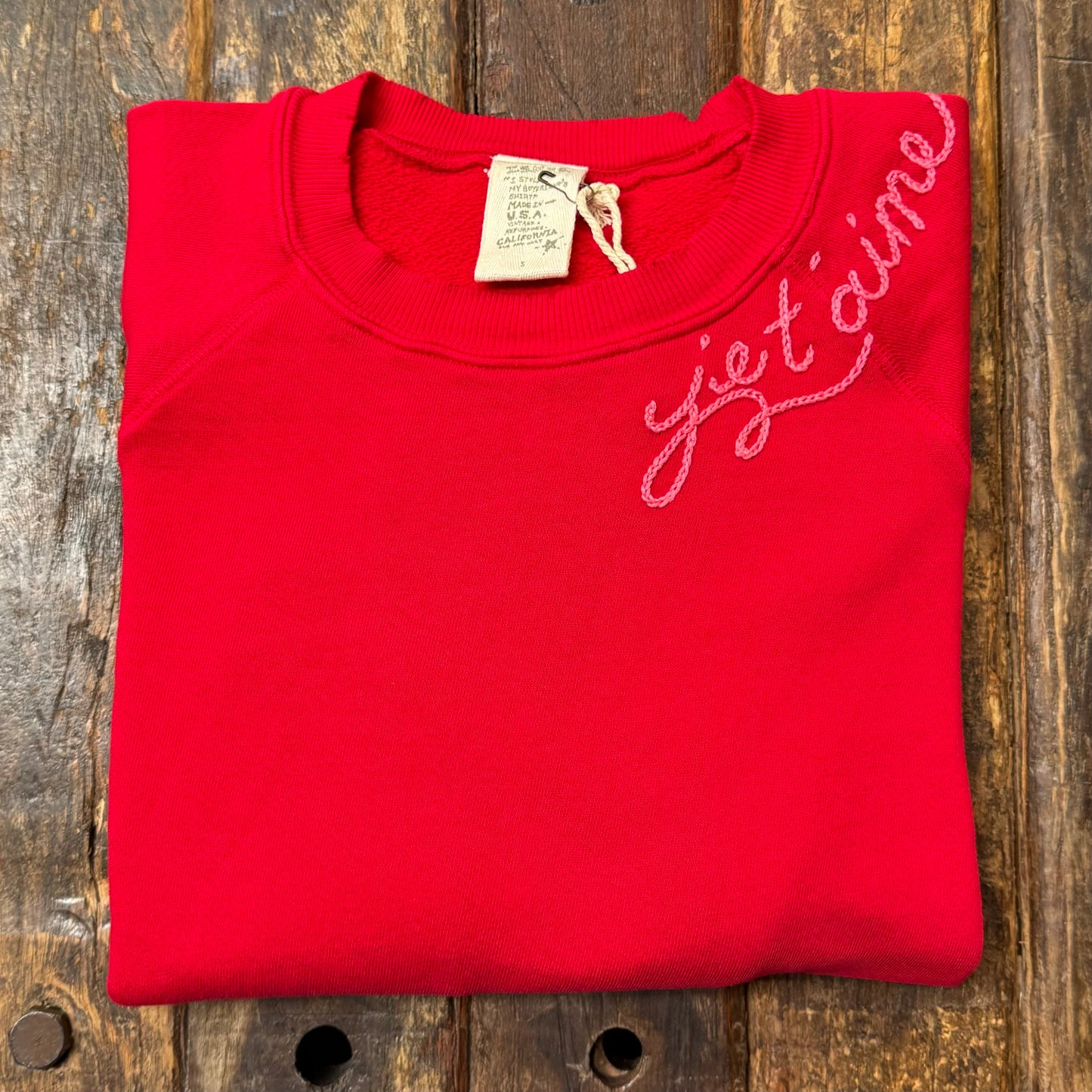 "Je t'aime"  Sweatshirt(8Colors)