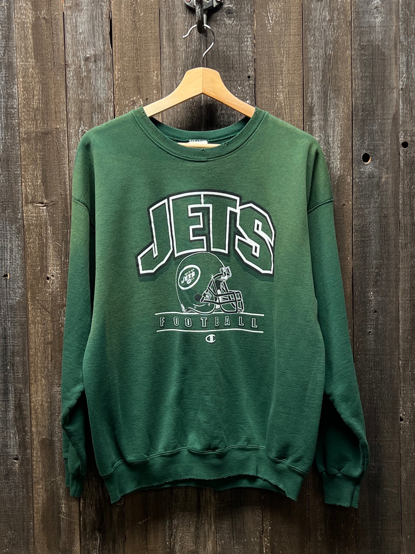 Vintage New York Jets Sweatshirt -M-Customize Your Embroidery Wording