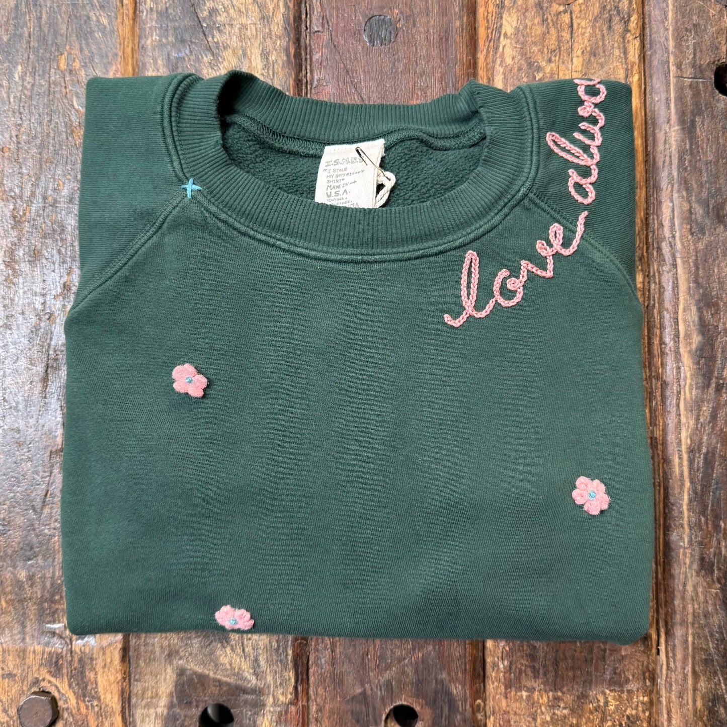 Allover Mini Flower Patch with Personalized Hand Embroidery(8 Colors)