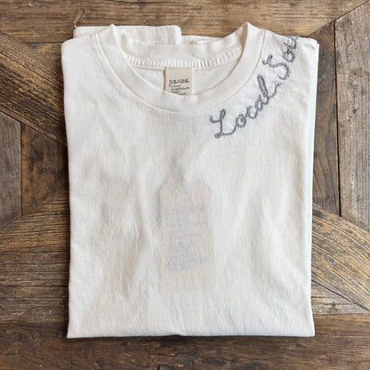 BOYFRIEND S/S TEE WITH CUSTOM HAND EMBROIDERY (4 Colors)