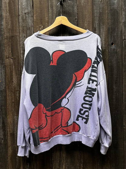 Vintage Minnie Sweatshirt-L/XL- Customize Your Embroidery Wording