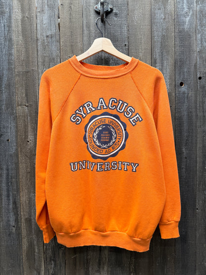 Vintage Syracuse Sweatshirt -M/L-Customize Your Embroidery Wording
