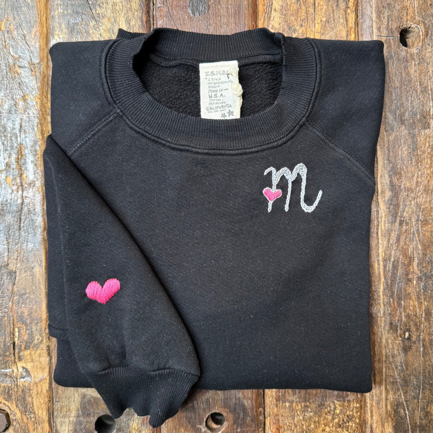 Monogram Heart (Choose Your Alphabet) Sweatshirt(15Colors)