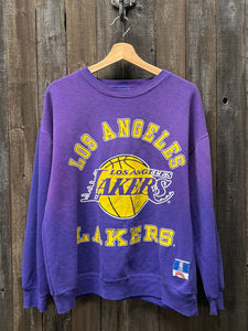 Lakers Sweatshirt -L-Customize Your Embroidery Wording