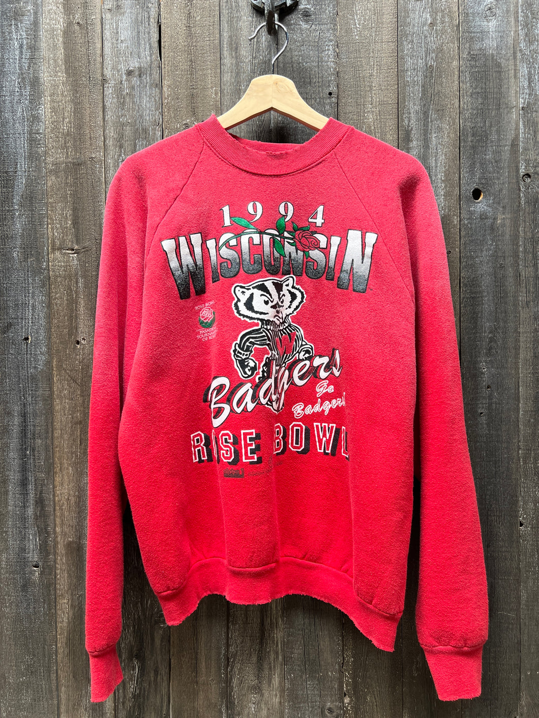 Wisconsin Sweatshirt -L-Customize Your Embroidery Wording