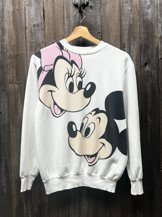Vintage Minnie Sweatshirt-S- Customize Your Embroidery Wording