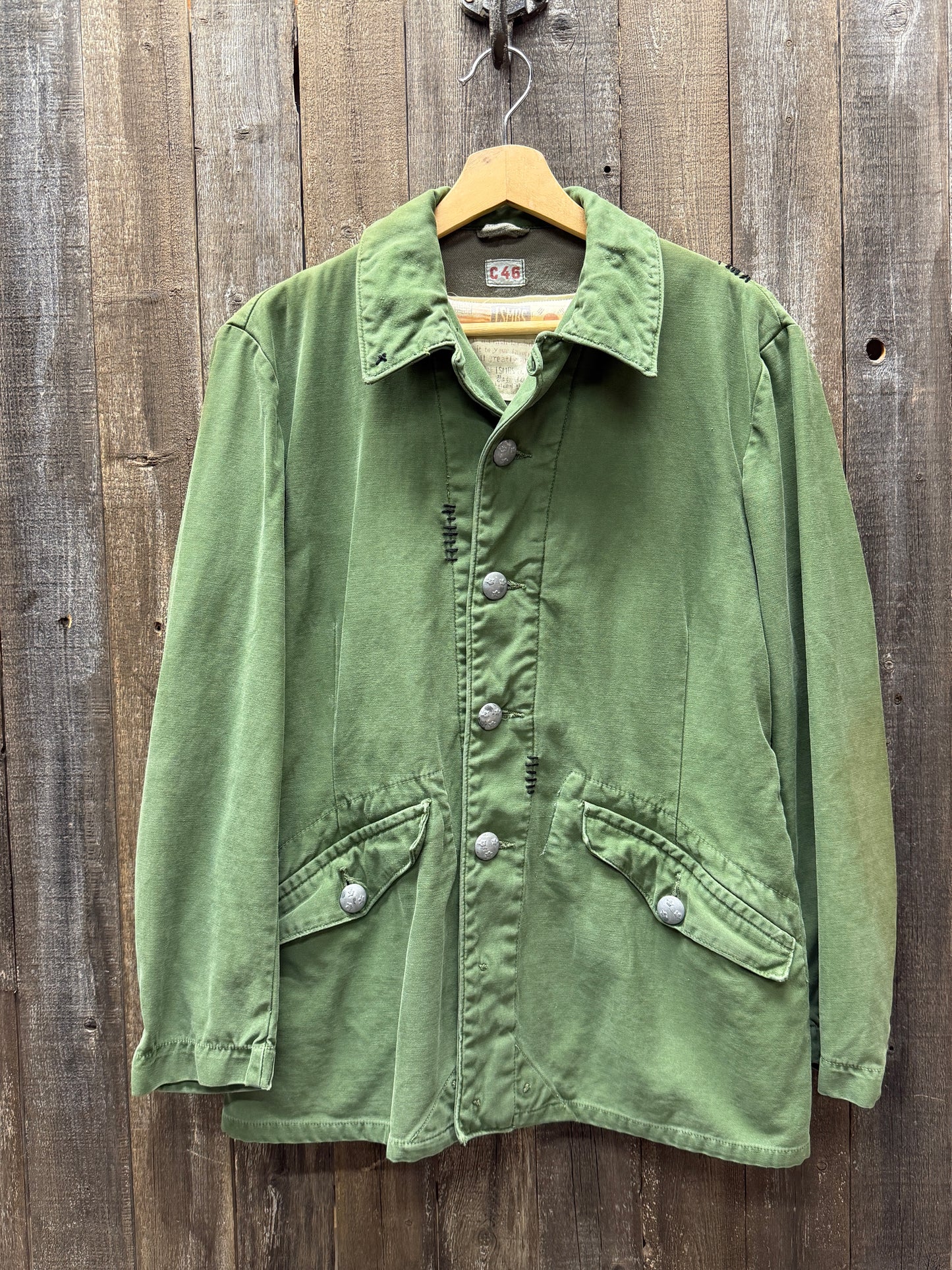 Vintage Army Jacket “Be Creative” Custom Edition