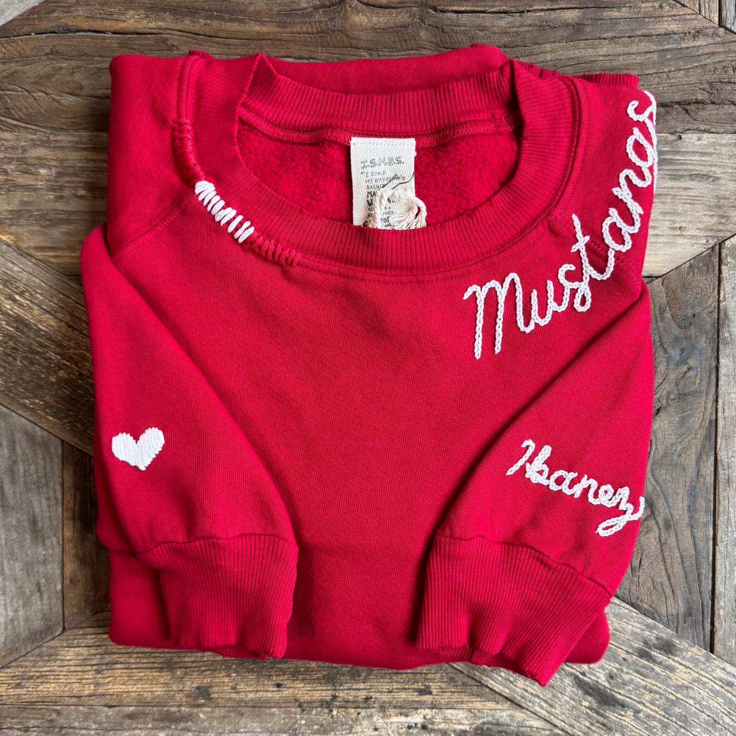 SPORTS TEAM PERSONALIZED HAND EMBROIDERY (21Colors)