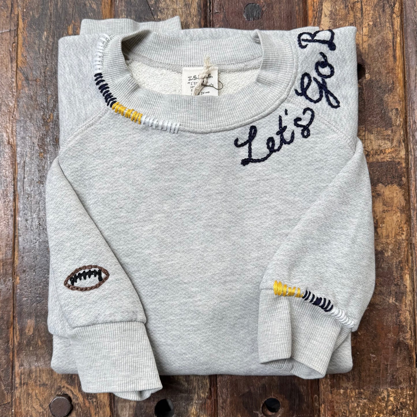 SPORTS TEAM PERSONALIZED HAND EMBROIDERY (21Colors)