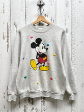 ALL MY HEART Vintage Mickey Sweatshirt-M/L- Customize Your Embroidery Wording