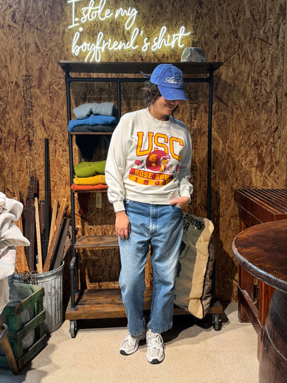 Vintage USC Sweatshirt -XS/S-Customize Your Embroidery Wording