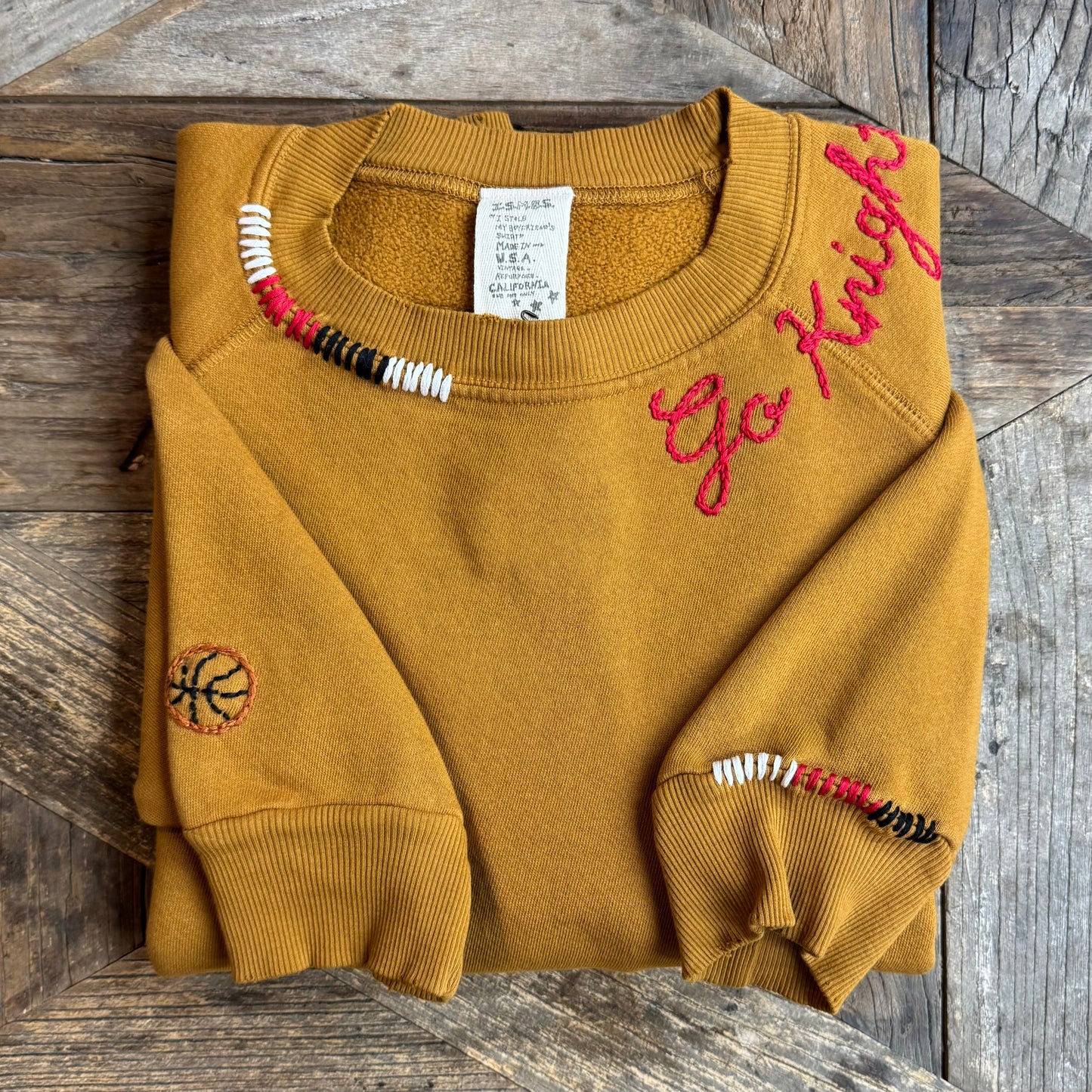 SPORTS TEAM PERSONALIZED HAND EMBROIDERY (21Colors)