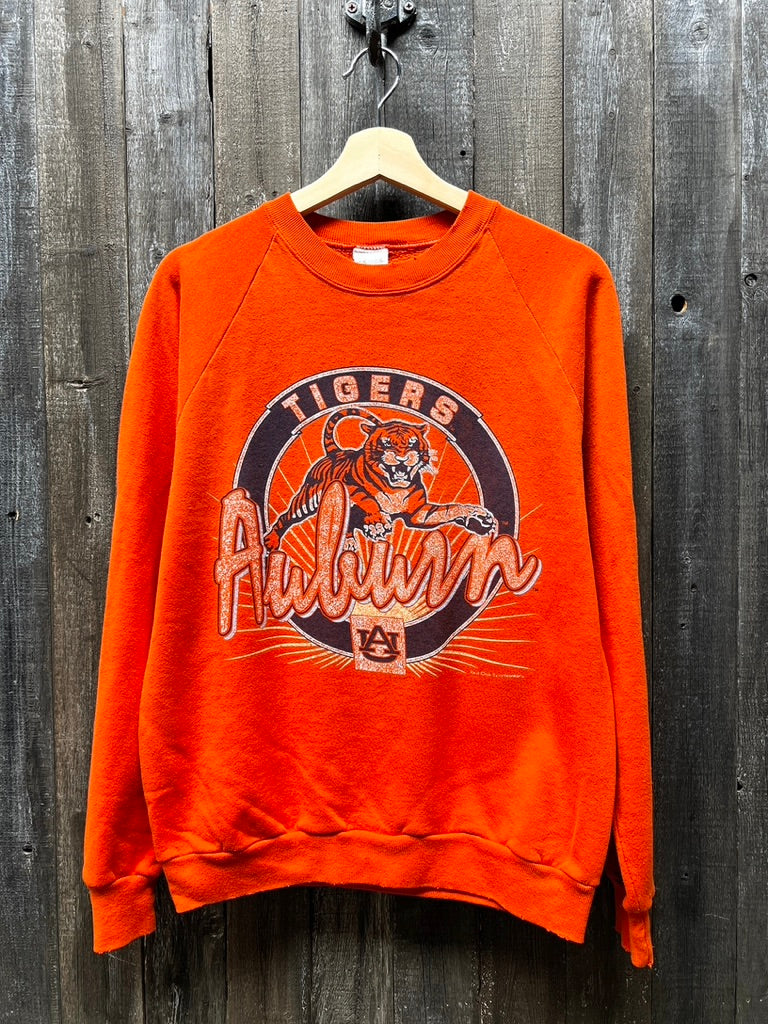 Vintage Auburns Sweatshirt -M-Customize Your Embroidery Wording