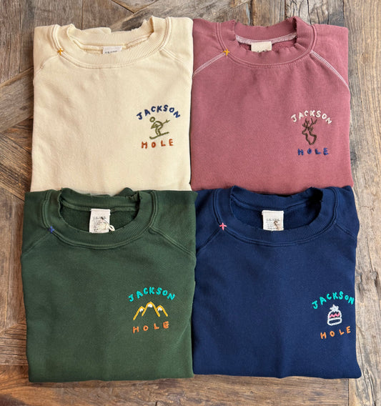 Choose Your Winter Logo & Custom Wording Sweatshirt (21 Colors)