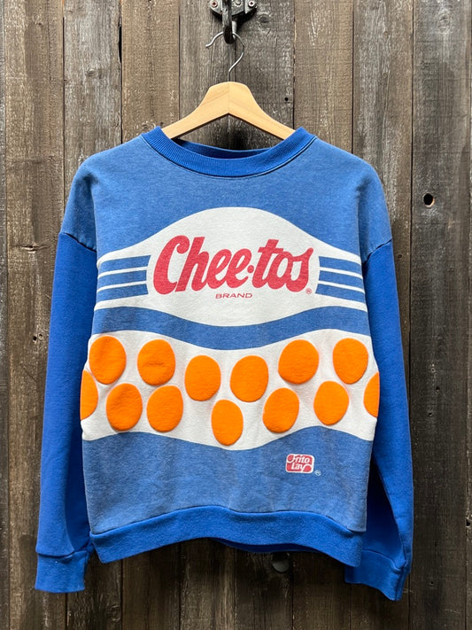 Vintage Chee.tos Sweatshirt -S-Customize Your Embroidery Wording