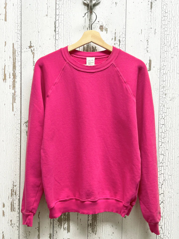 CUT & SEW COLOR WARM COLOR SWEATS WITH CUSTOM HAND EMBROIDERY (11 Colors)
