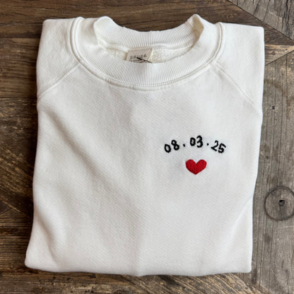 Special Date (Choose Your Date) Sweatshirts (12Colors)