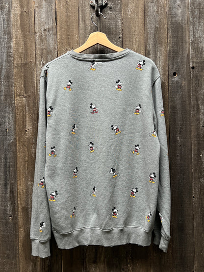 Vintage Allover Mickey Sweatshirt - Customize Your Embroidery Wording