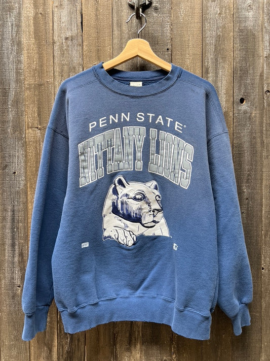 Vintage Penn State Sweatshirt -L-Customize Your Embroidery Wording