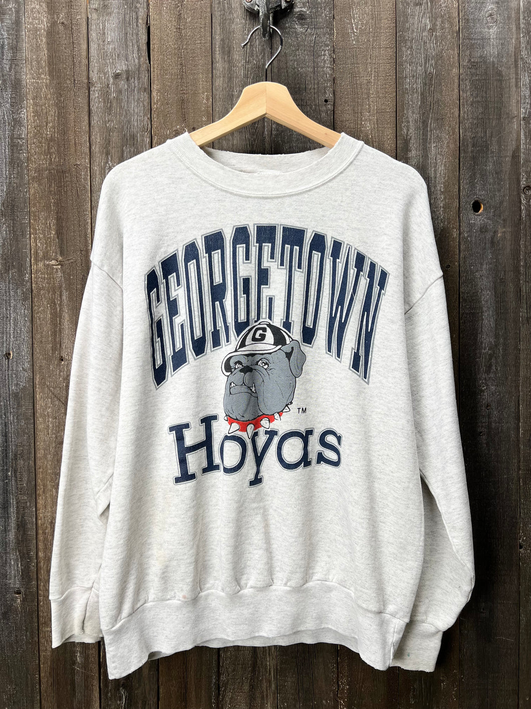 Georgetown Sweatshirt -M/L-Customize Your Embroidery Wording