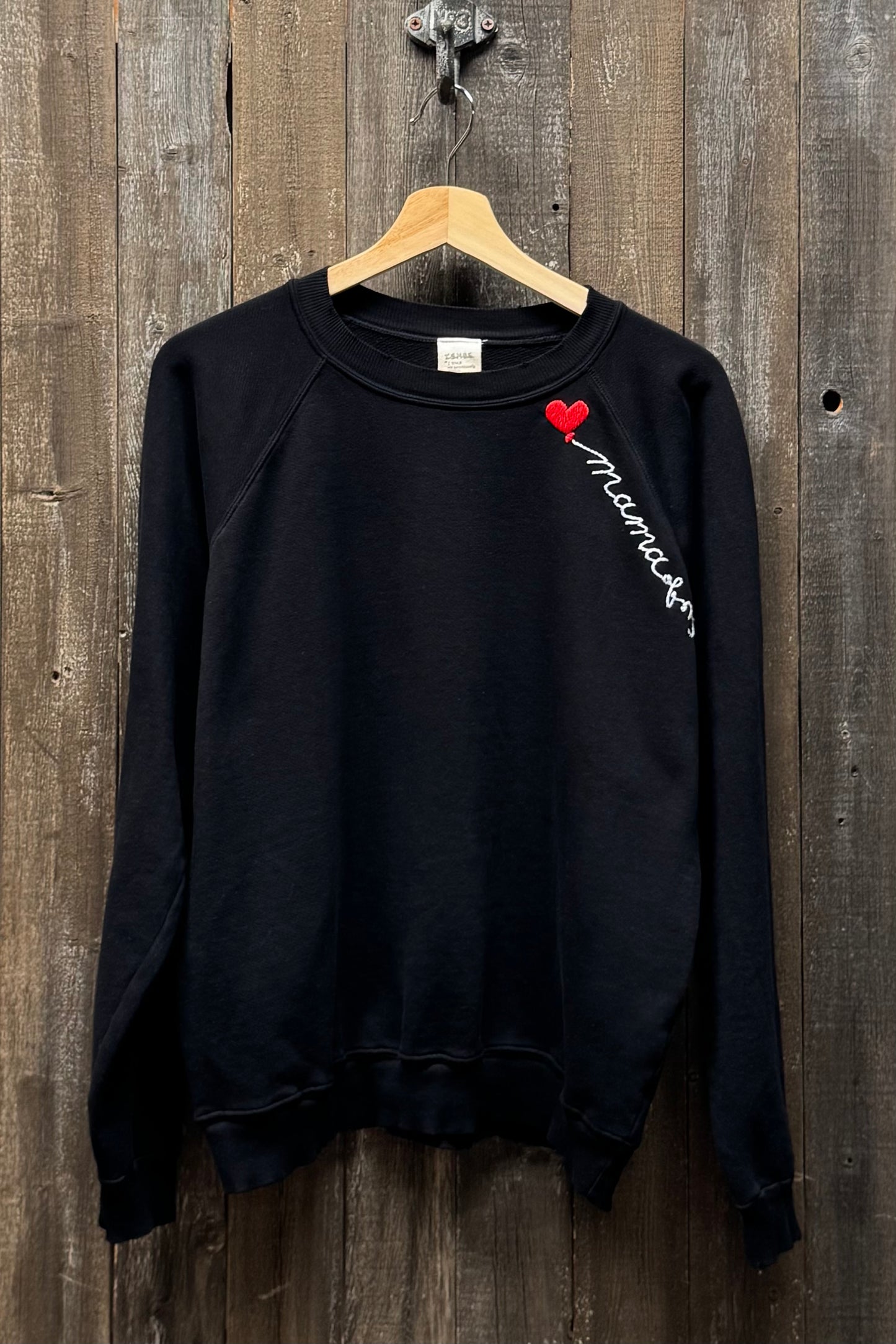 ❤️balloon w/ Personalized Hand Embroidery Sweatshirt (11 Colors)