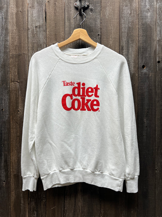 Vintage Diet Coke Sweatshirt -S-Customize Your Embroidery Wording