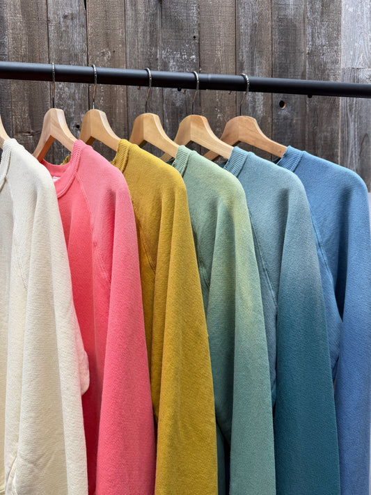 PEDAL BLOOM SWEATSHIRT WITH CUSTOM HAND EMBROIDERY(6 Colors)