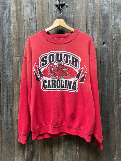 Vintage South Carolina Sweatshirt -M/L-Customize Your Embroidery Wording