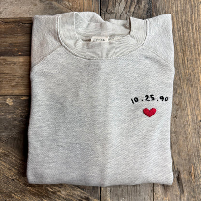 Special Date (Choose Your Date) Sweatshirts (12Colors)