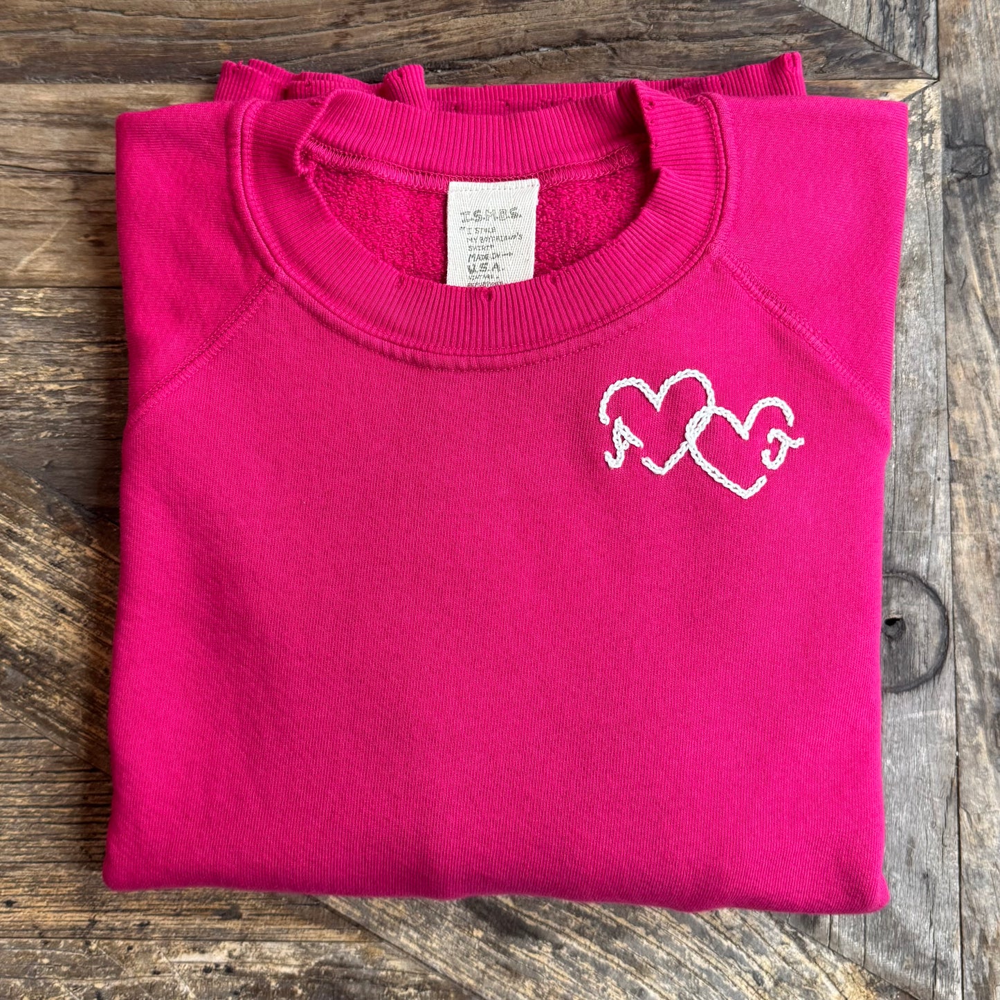 Initials w/ Hearts Sweatshirt(10 Colors)