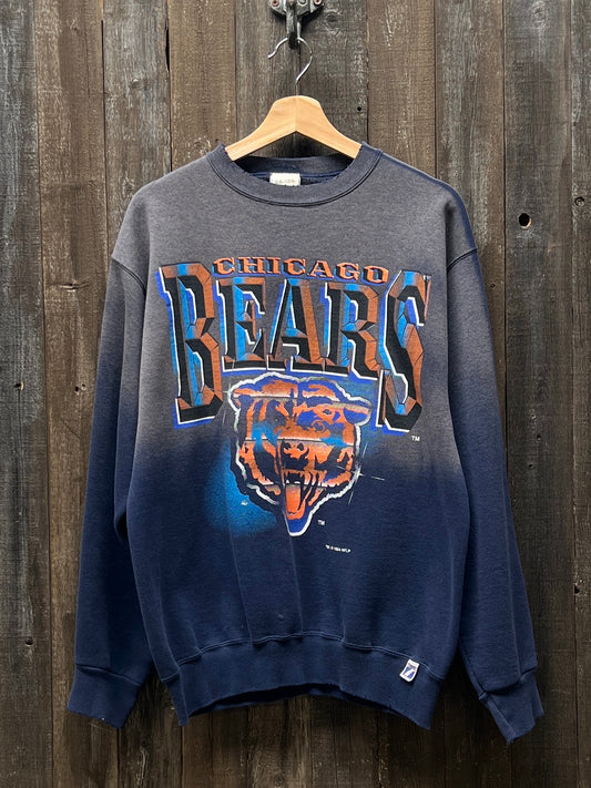 Vintage Chicago Bears Sweatshirt - M/L-Customize Your Embroidery Wording