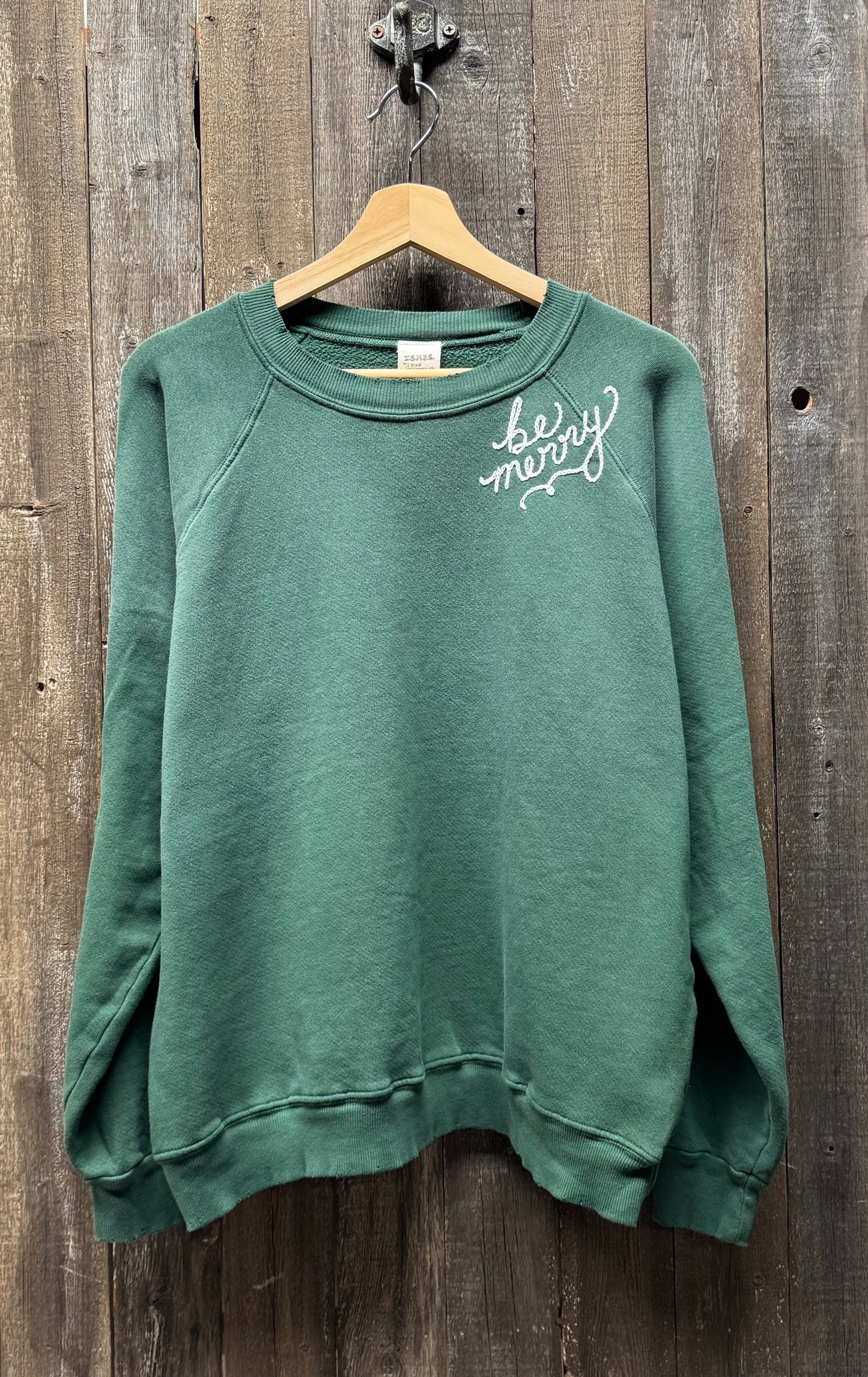 Be Merry Embroidery Sweatshirt(6Colors)