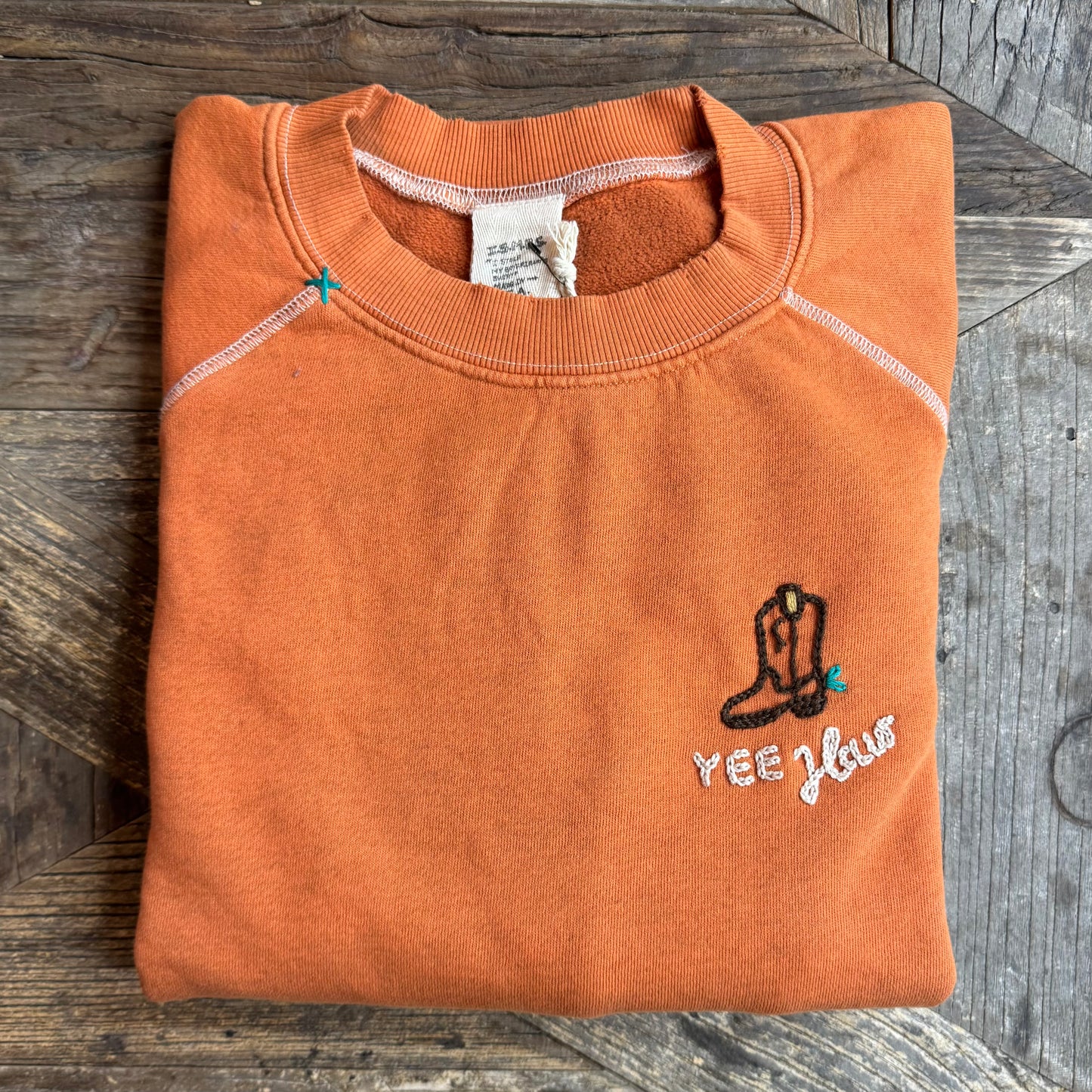 Choose Your Western Logo & Custom Wording Sweatshirt (21 Colors)