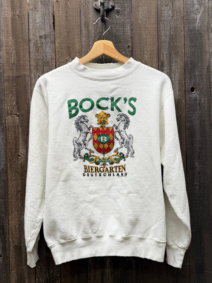 Vintage 1990’ Bock’s Sweatshirt -XS/S-Customize Your Embroidery Wording