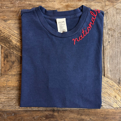 BOYFRIEND S/S TEE WITH CUSTOM HAND EMBROIDERY (4 Colors)