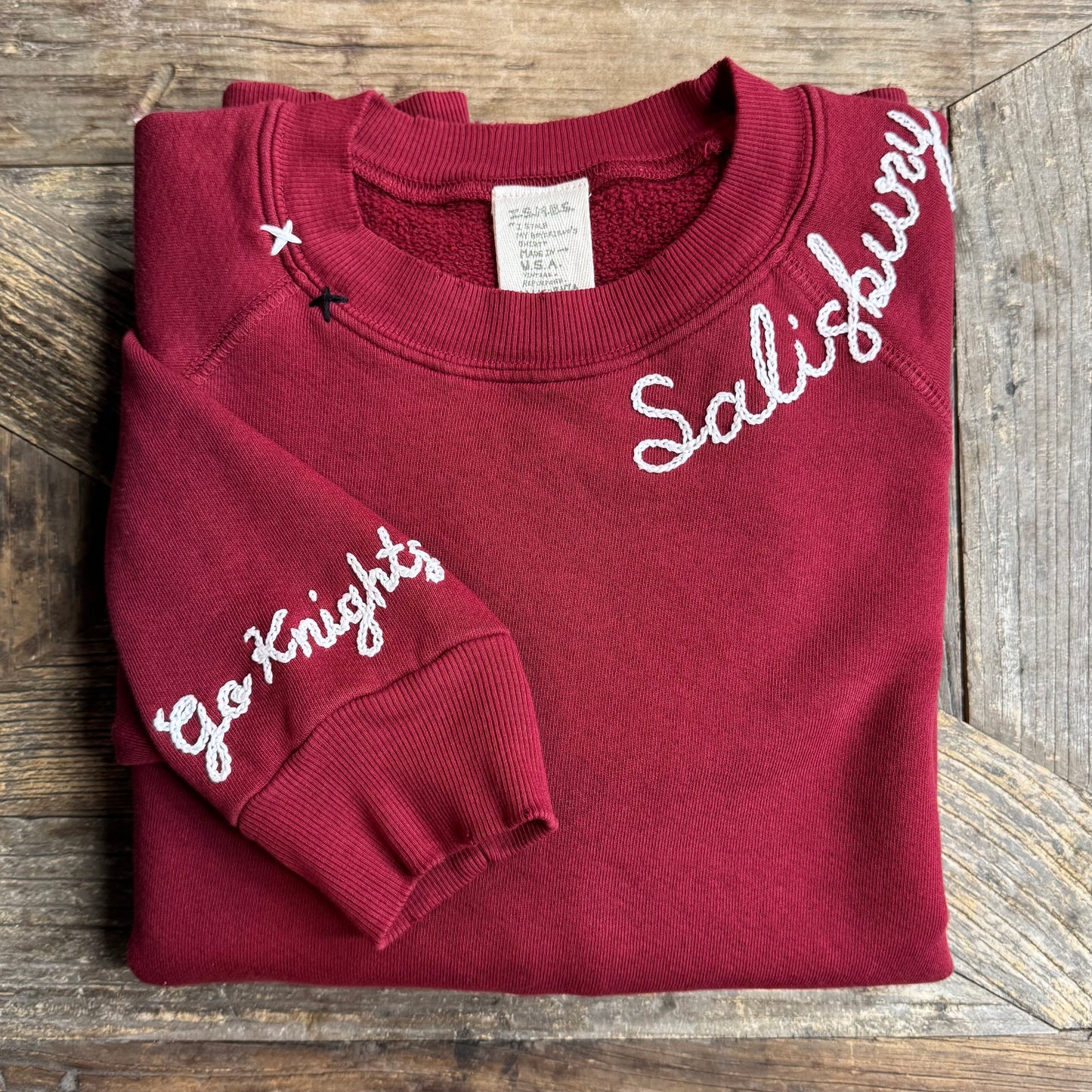 SPORTS TEAM PERSONALIZED HAND EMBROIDERY (21Colors)