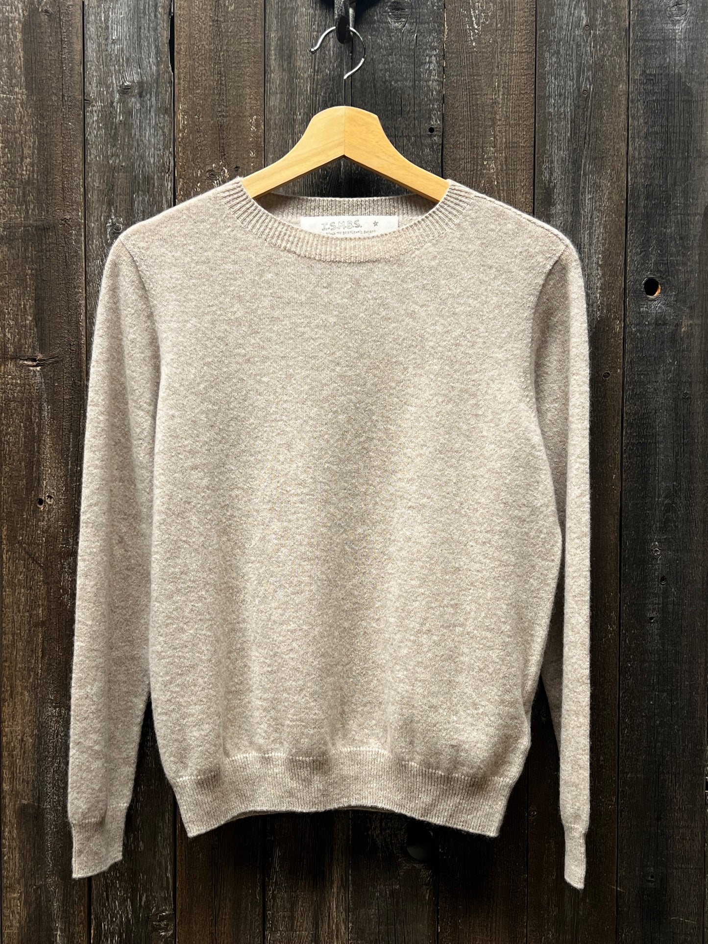 100% Cashmere Sweater - Customize Your Embroidery Wording(12 Colors)