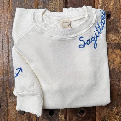 Choose Your Horoscope with Symbol Sweatshirts (17 Colors)