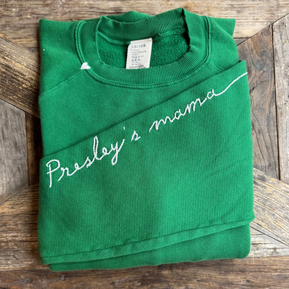 ( Write the Name)'s Mama Sweatshirts (11 Colors)