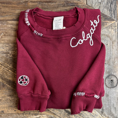 SPORTS TEAM PERSONALIZED HAND EMBROIDERY (21Colors)