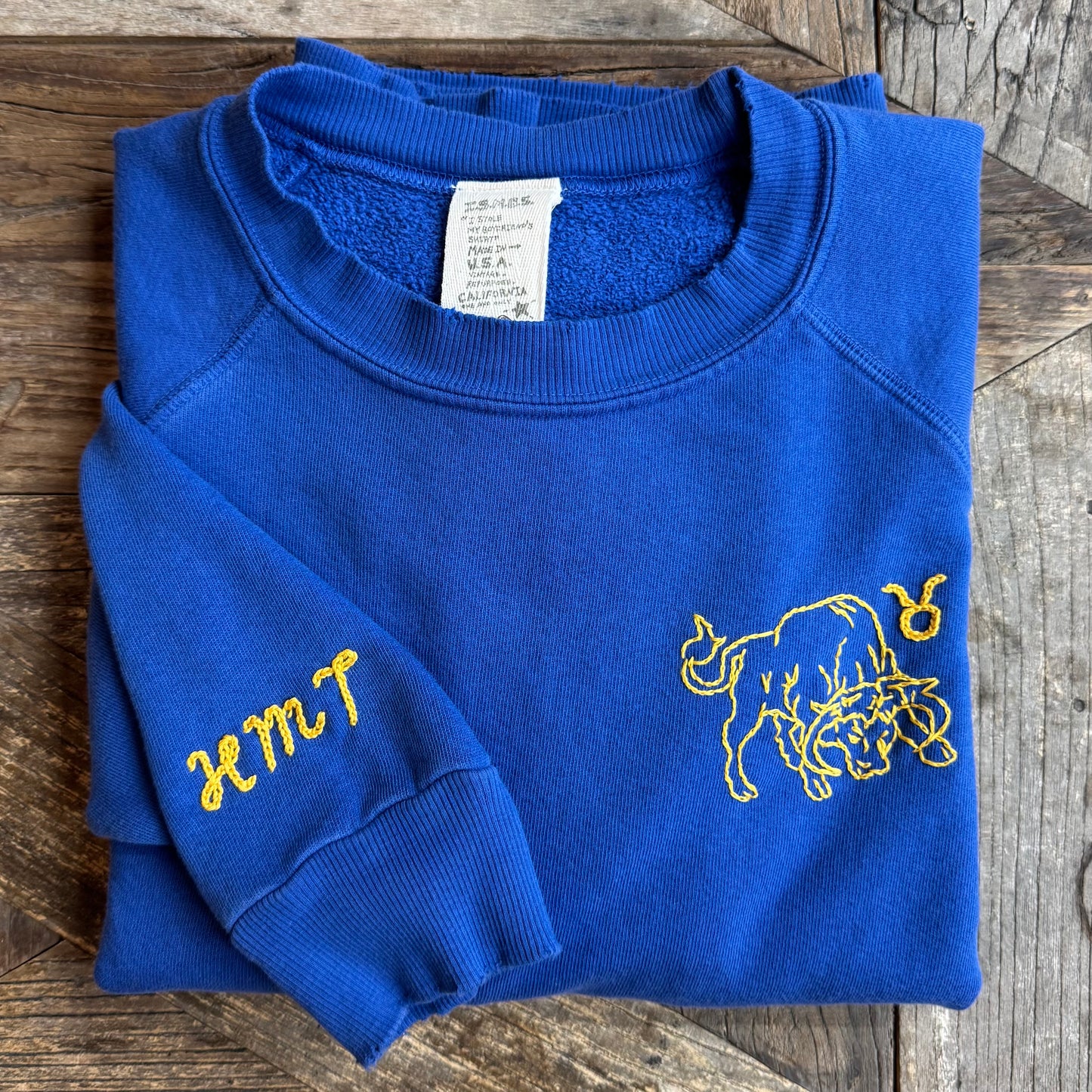 Choose Your Horoscope with your Initial Sweatshirts (16Colors)