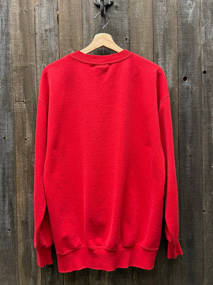 Vintage Wisconsin Sweatshirt -M/L-Customize Your Embroidery Wording