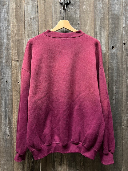 Vintage Harvard Sweatshirt -XL-Customize Your Embroidery Wording