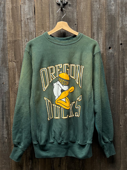Vintage Oregon Ducks Sweatshirt -M-Customize Your Embroidery Wording