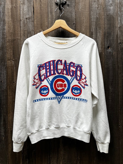 Vintage Chicago Cubs Sweatshirt -S/M-Customize Your Embroidery Wording