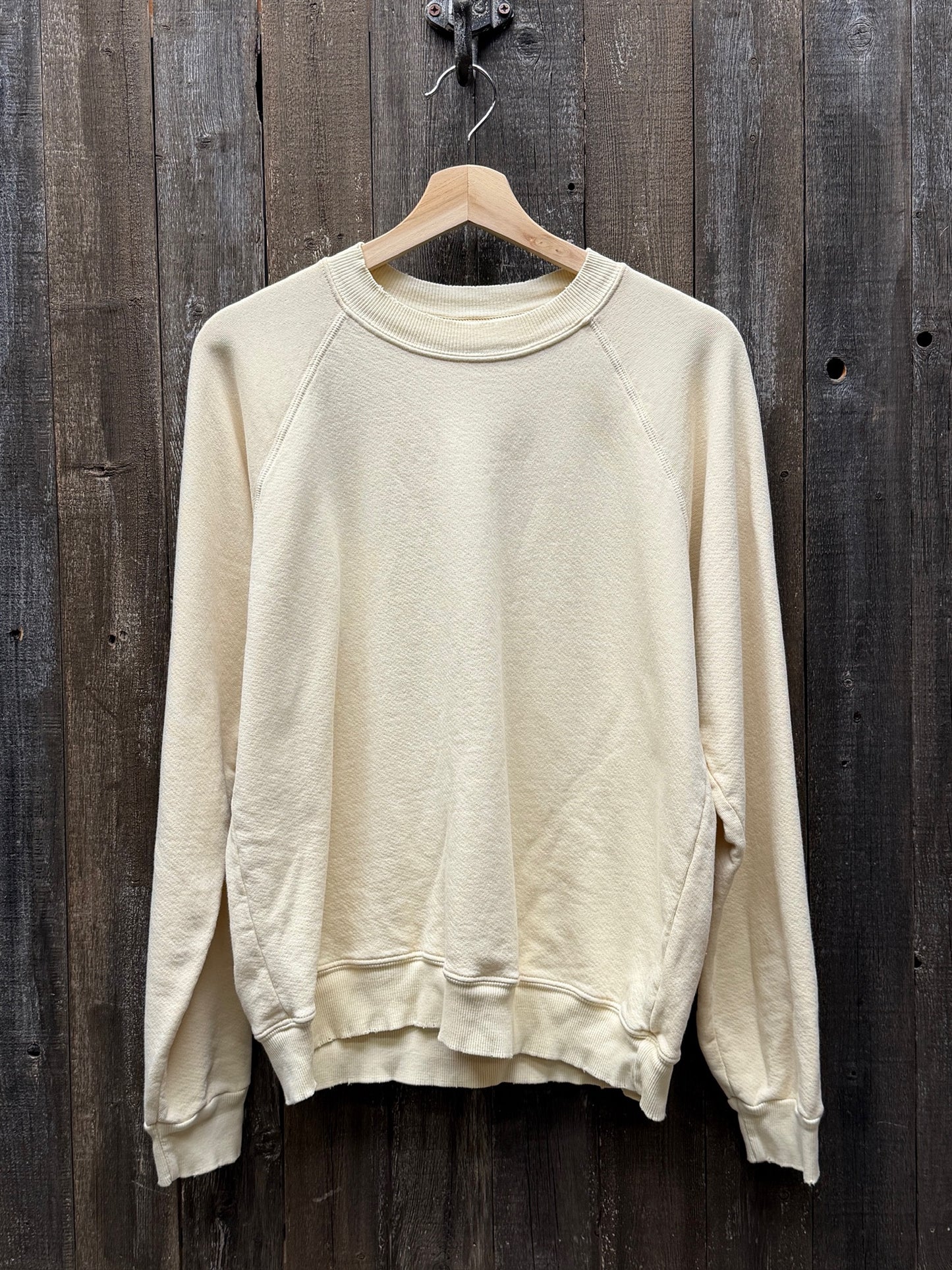 CUT & SEW PEDAL BLOOM SWEATSHIRT WITH CUSTOM HAND EMBROIDERY(6 Colors)