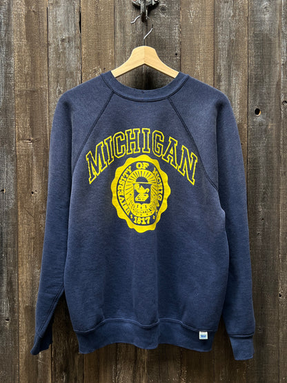 Michigan Sweatshirt -L-Customize Your Embroidery Wording